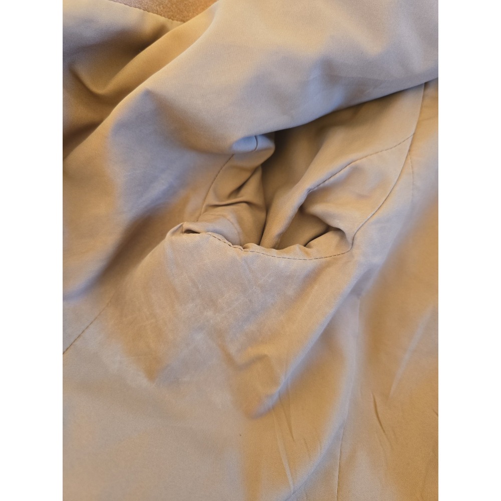 LL Bean Ladies Blazer Camel Wool/Angora Blend Two-Button Collegiate Med Reg - Picture 13 of 15